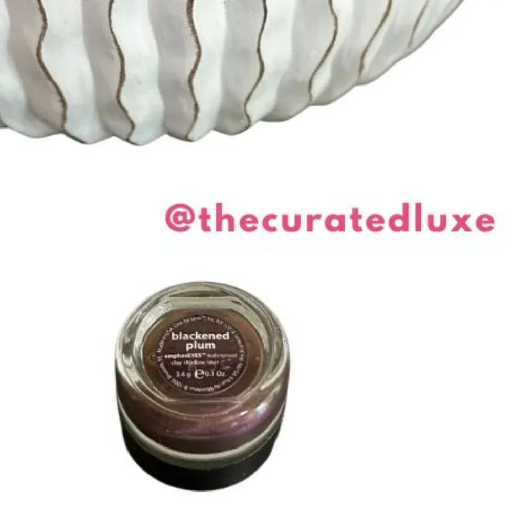 Tarte Waterproof Amazonian Clay Eyeshadow & Liner Blackened Plum Purple NWOB